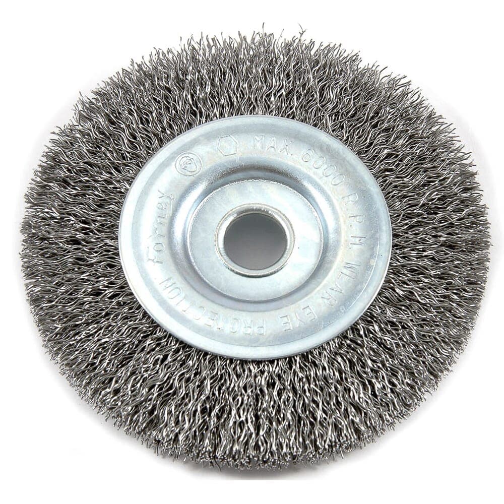 72742 Wire Wheel, Crimped, 4 in x